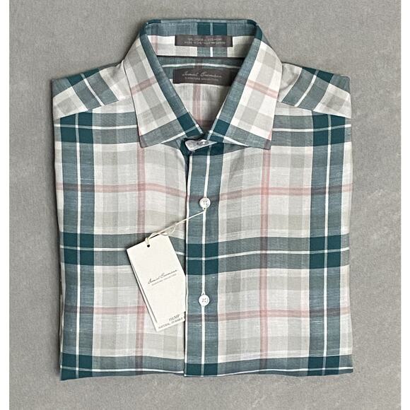 Daniel Cremieux Signature Collection Men's Small Casual Shirt Hemp Blend NEW - Picture 1 of 12